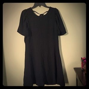 Bobeau Short Black Dress